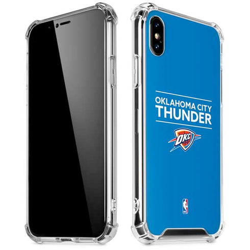 NBA Oklahoma City Thunder Standard - Blue iPhone XS Max Clear Case